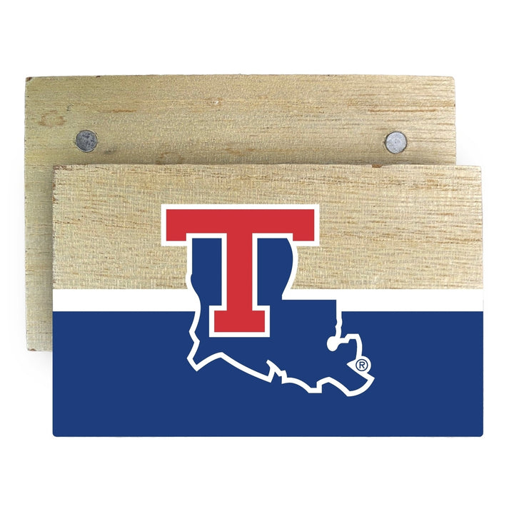 Louisiana Tech Bulldogs Wooden 2" x 3" Fridge Magnet Officially Licensed Collegiate Product Image 1