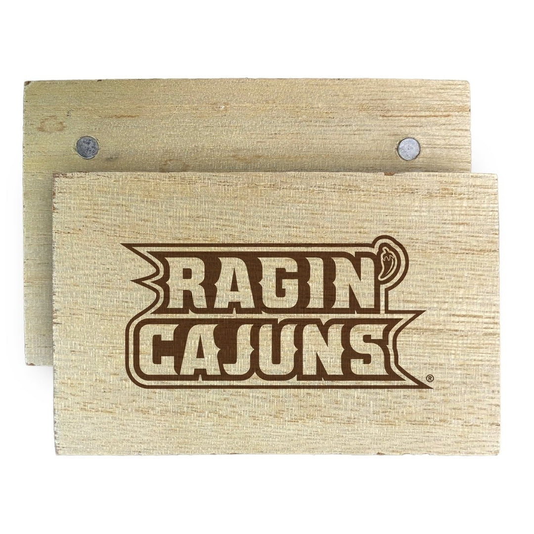 Louisiana at Lafayette Wooden 2" x 3" Fridge Magnet Officially Licensed Collegiate Product Image 1