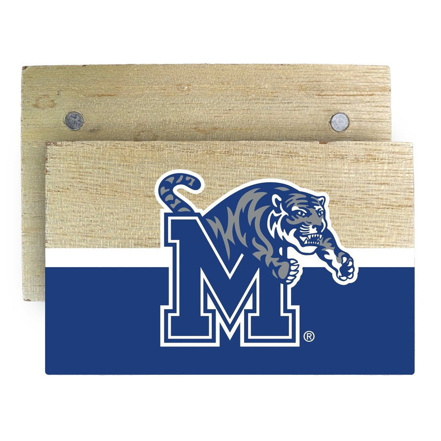 Memphis Tigers Wooden 2" x 3" Fridge Magnet Officially Licensed Collegiate Product Image 1