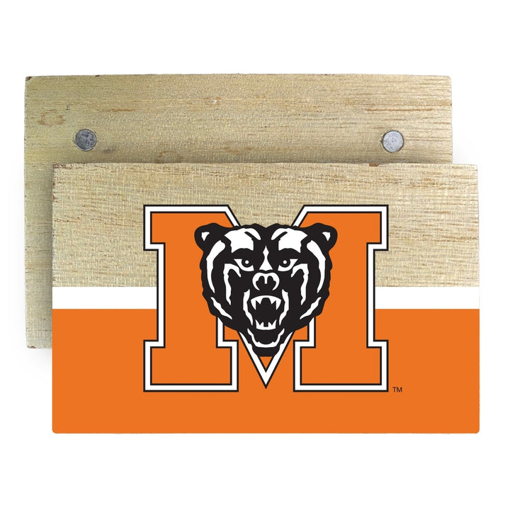 Mercer University Wooden 2" x 3" Fridge Magnet Officially Licensed Collegiate Product Image 1