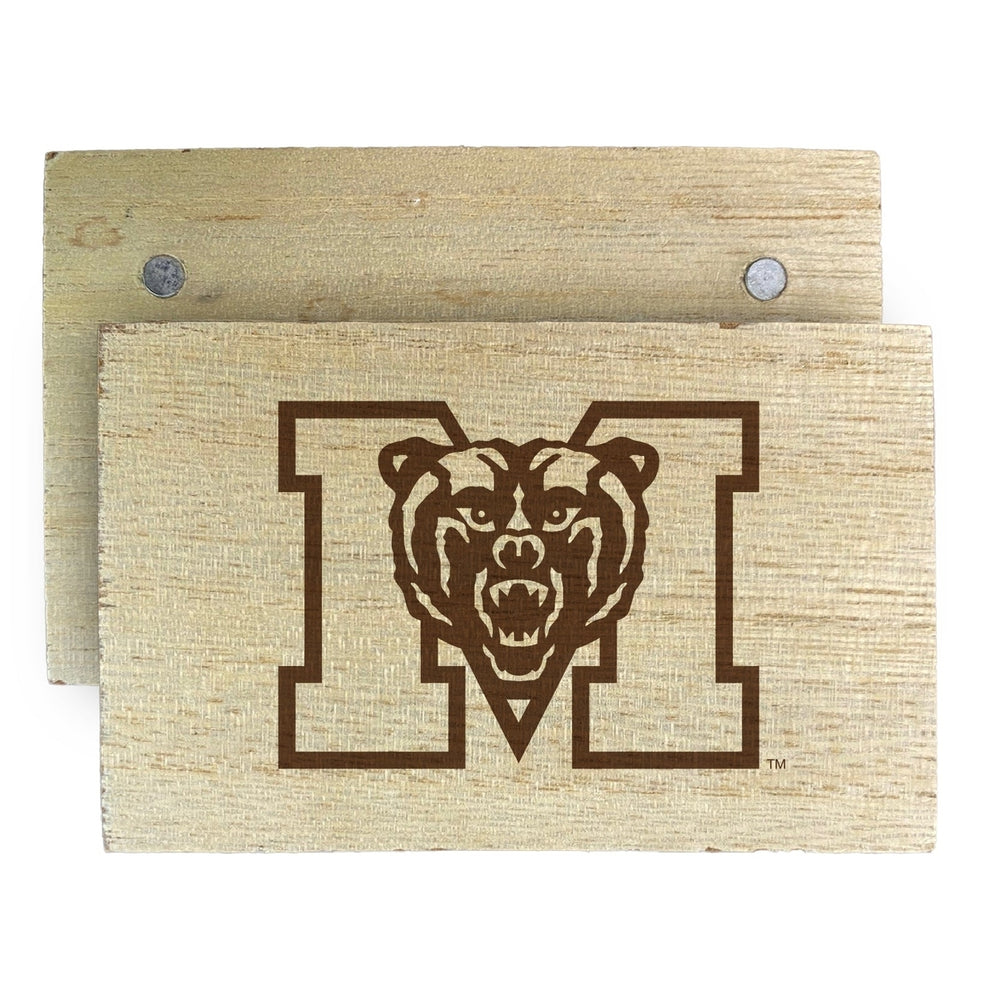 Mercer University Wooden 2" x 3" Fridge Magnet Officially Licensed Collegiate Product Image 2