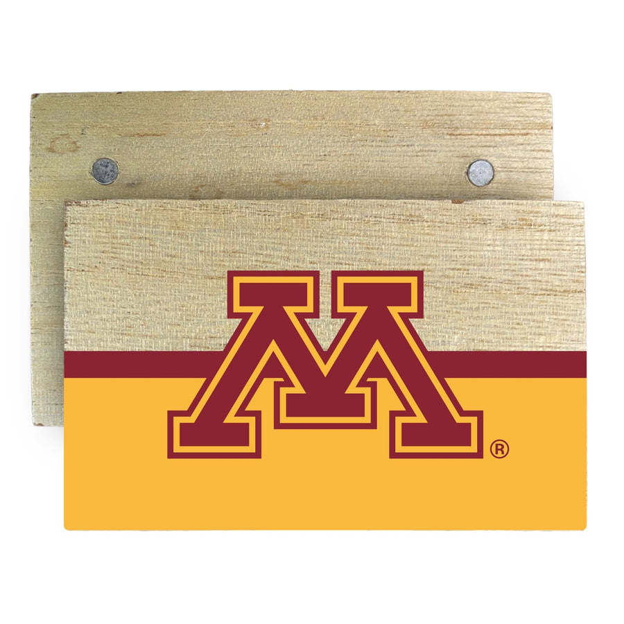 Minnesota Gophers Wooden 2" x 3" Fridge Magnet Officially Licensed Collegiate Product Image 1