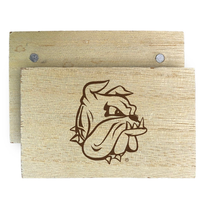 Minnesota Duluth Bulldogs Wooden 2" x 3" Fridge Magnet Officially Licensed Collegiate Product Image 2