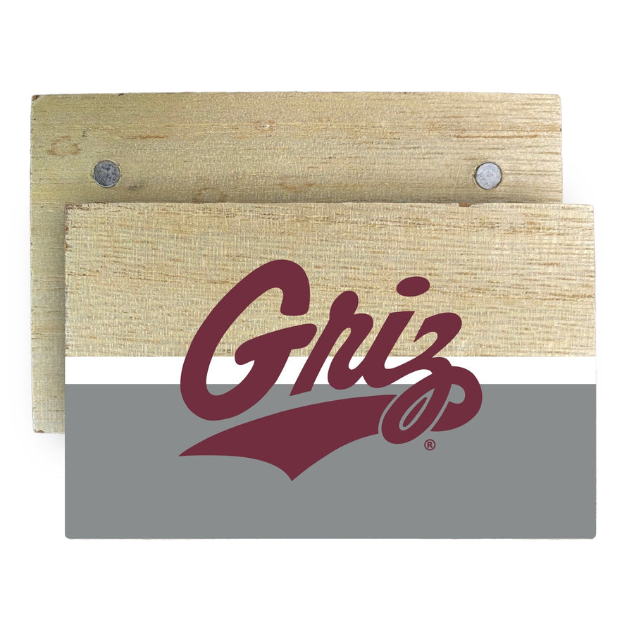 Montana University Wooden 2" x 3" Fridge Magnet Officially Licensed Collegiate Product Image 1