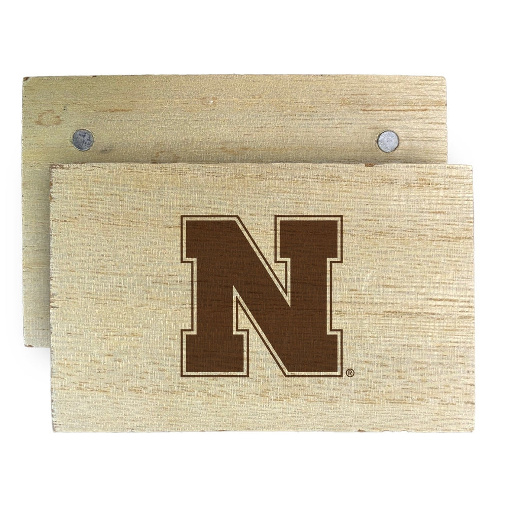 Nebraska Cornhuskers Wooden 2" x 3" Fridge Magnet Officially Licensed Collegiate Product Image 2