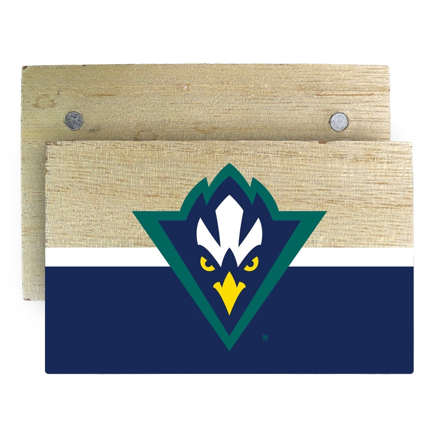 North Carolina Wilmington Seahawks Wooden 2" x 3" Fridge Magnet Officially Licensed Collegiate Product Image 1