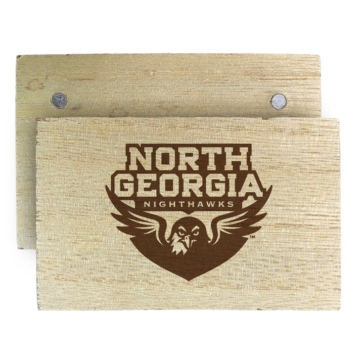 North Georgia Nighhawks Wooden 2" x 3" Fridge Magnet Officially Licensed Collegiate Product Image 2