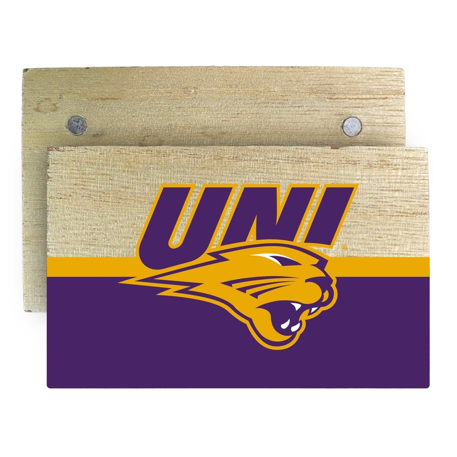 Northern Iowa Panthers Wooden 2" x 3" Fridge Magnet Officially Licensed Collegiate Product Image 1