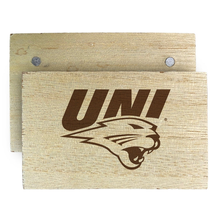 Northern Iowa Panthers Wooden 2" x 3" Fridge Magnet Officially Licensed Collegiate Product Image 2