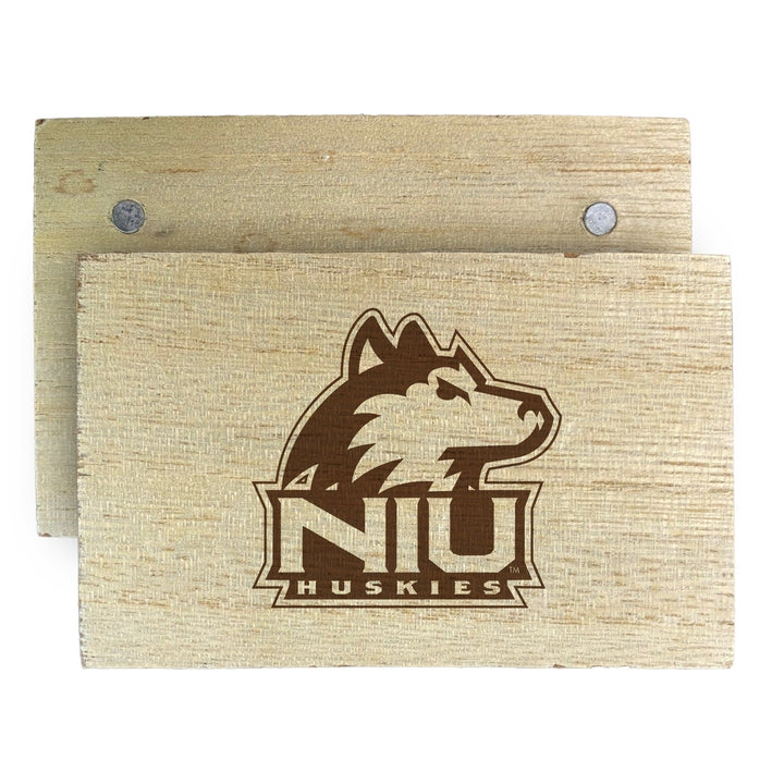 Northern Illinois Huskies Wooden 2" x 3" Fridge Magnet Officially Licensed Collegiate Product Image 2