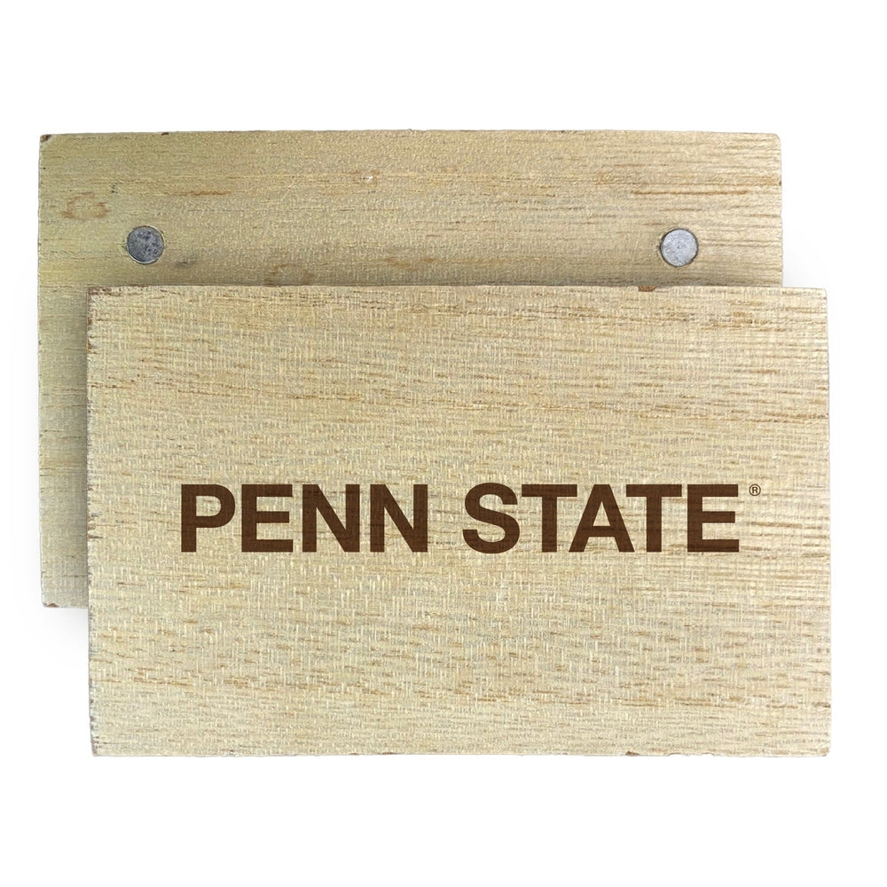 Penn State Nittany Lions Wooden 2" x 3" Fridge Magnet Officially Licensed Collegiate Product Image 2