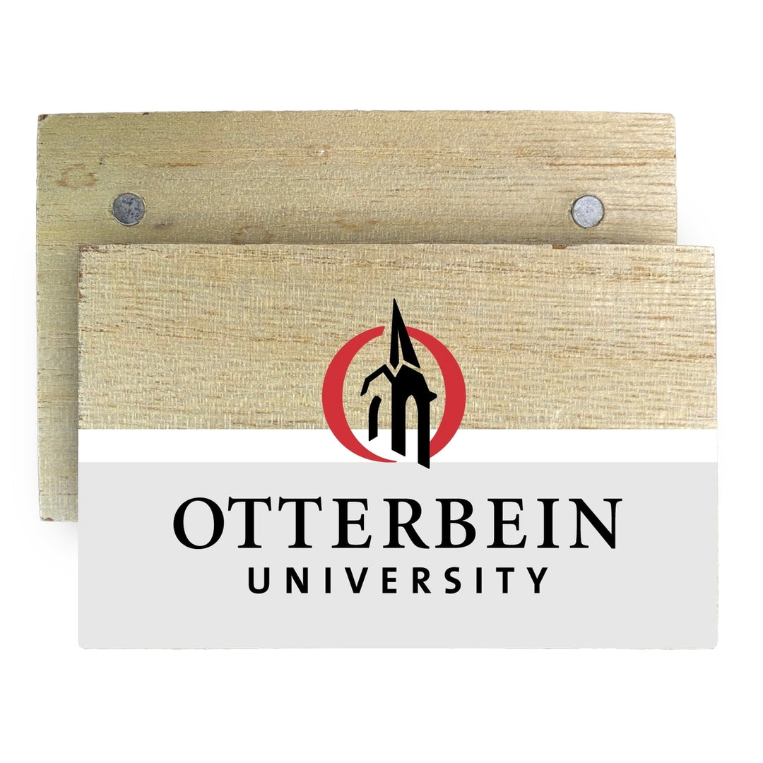 Otterbein University Wooden 2" x 3" Fridge Magnet Officially Licensed Collegiate Product Image 1