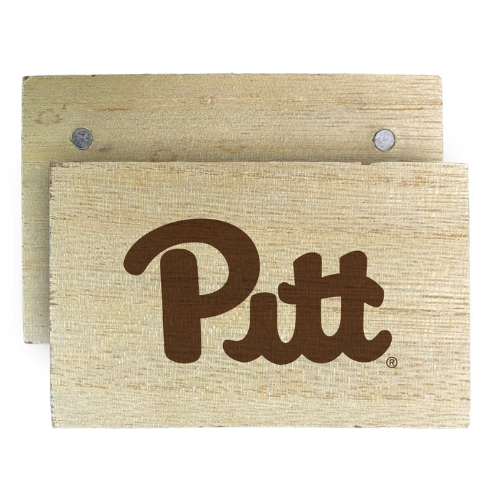 Pittsburgh Panthers Wooden 2" x 3" Fridge Magnet Officially Licensed Collegiate Product Image 2