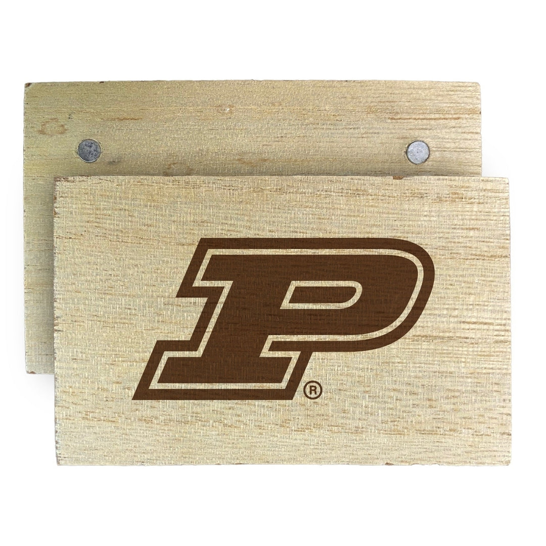 Purdue Boilermakers Wooden 2" x 3" Fridge Magnet Officially Licensed Collegiate Product Image 2