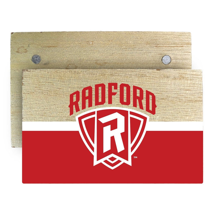 Radford University Highlanders Wooden 2" x 3" Fridge Magnet Officially Licensed Collegiate Product Image 1