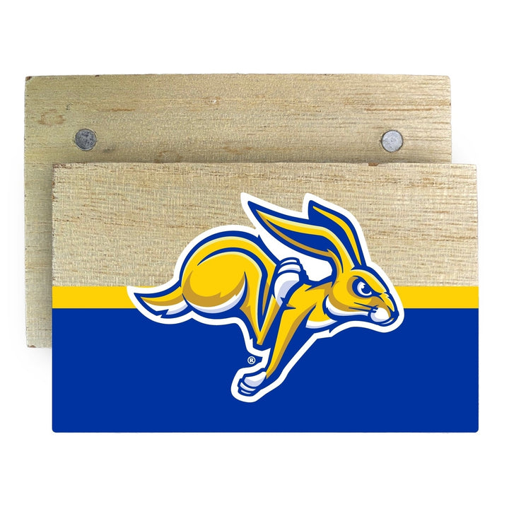 South Dakota State Jackrabbits Wooden 2" x 3" Fridge Magnet Officially Licensed Collegiate Product Image 1