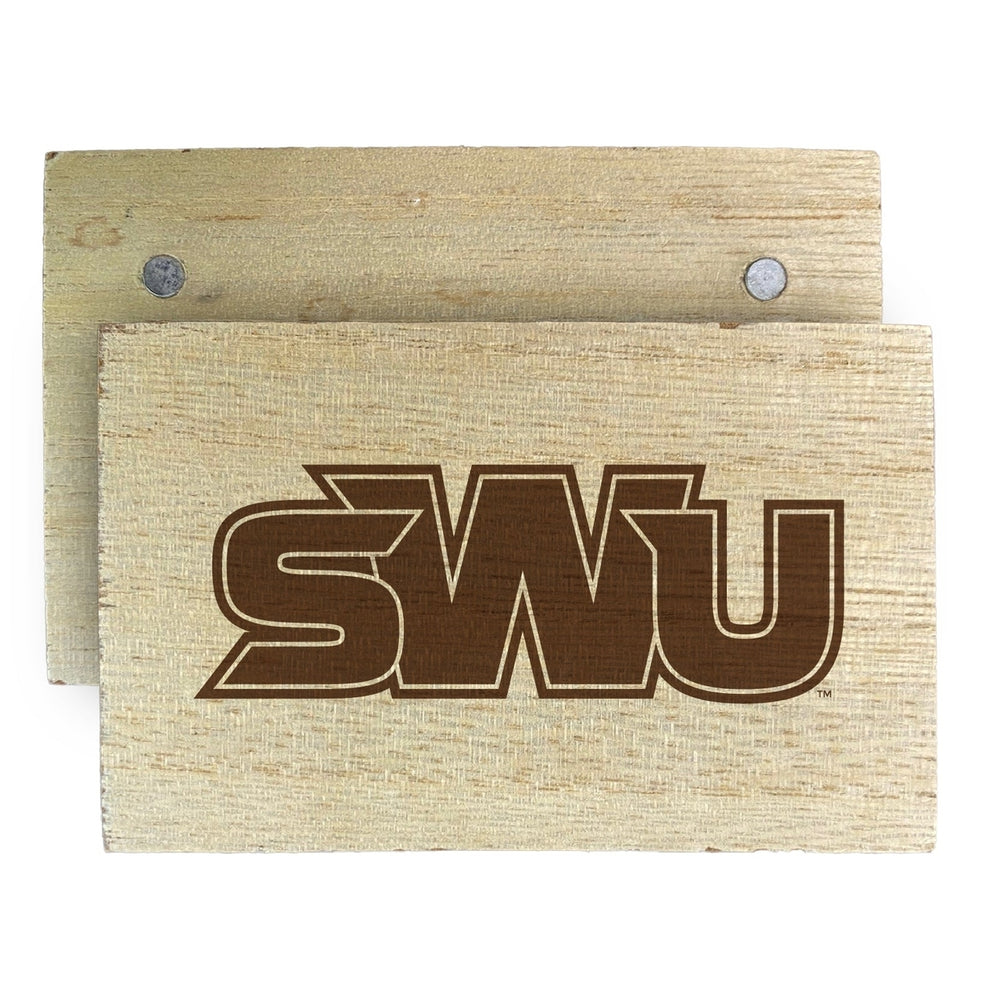 Southern Wesleyan University Wooden 2" x 3" Fridge Magnet Officially Licensed Collegiate Product Image 2