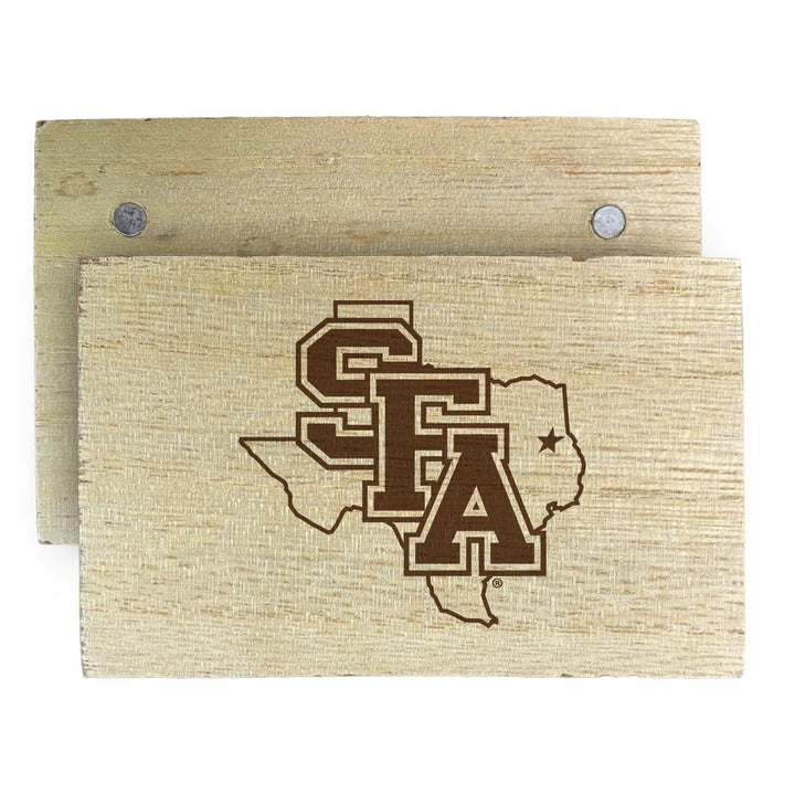 Stephen F. Austin State University Wooden 2" x 3" Fridge Magnet Officially Licensed Collegiate Product Image 1