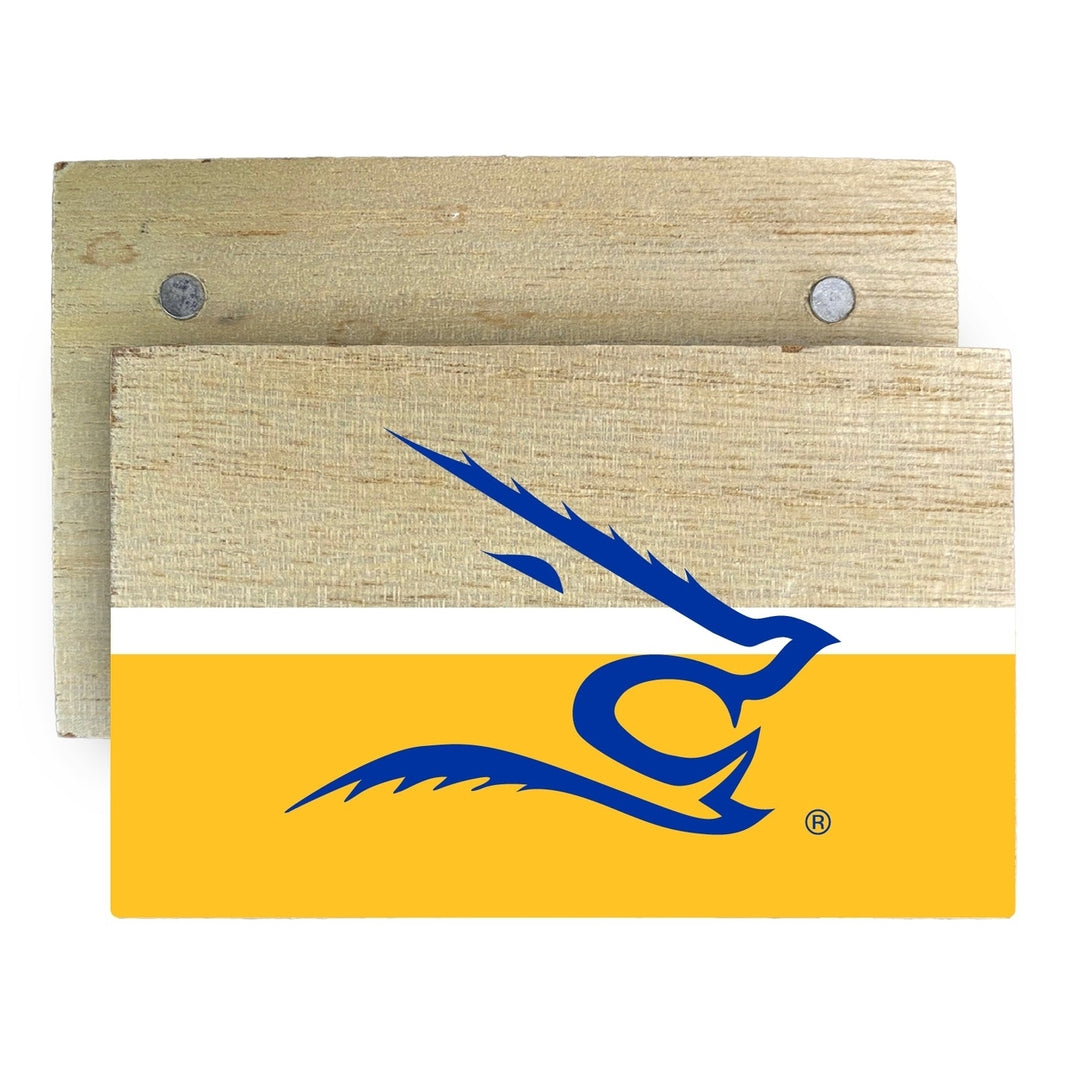 Texas AandM Kingsville Javelinas Wooden 2" x 3" Fridge Magnet Officially Licensed Collegiate Product Image 1