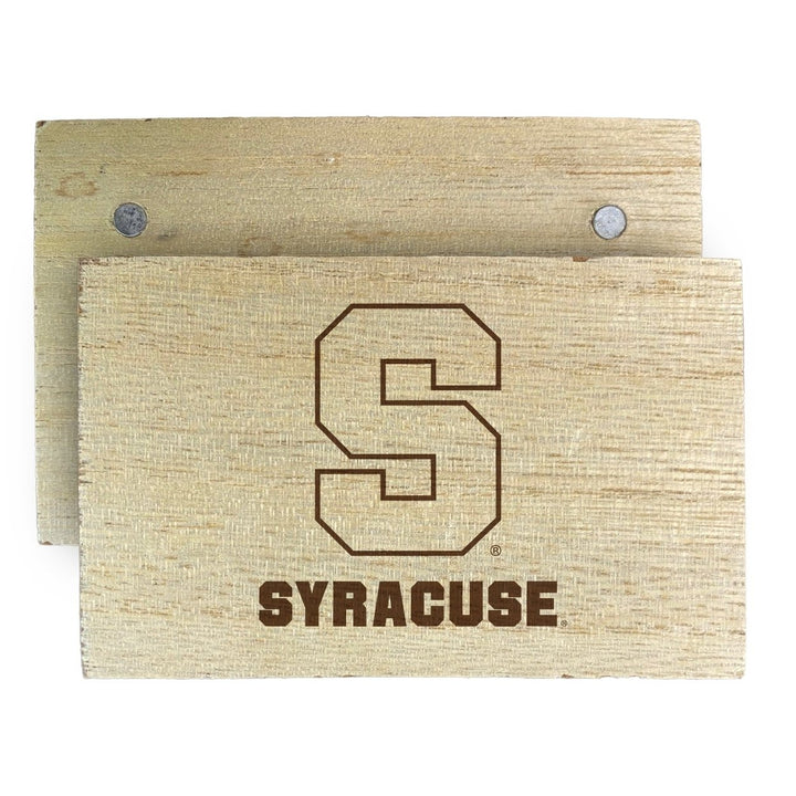 Syracuse Orange Wooden 2" x 3" Fridge Magnet Officially Licensed Collegiate Product Image 1