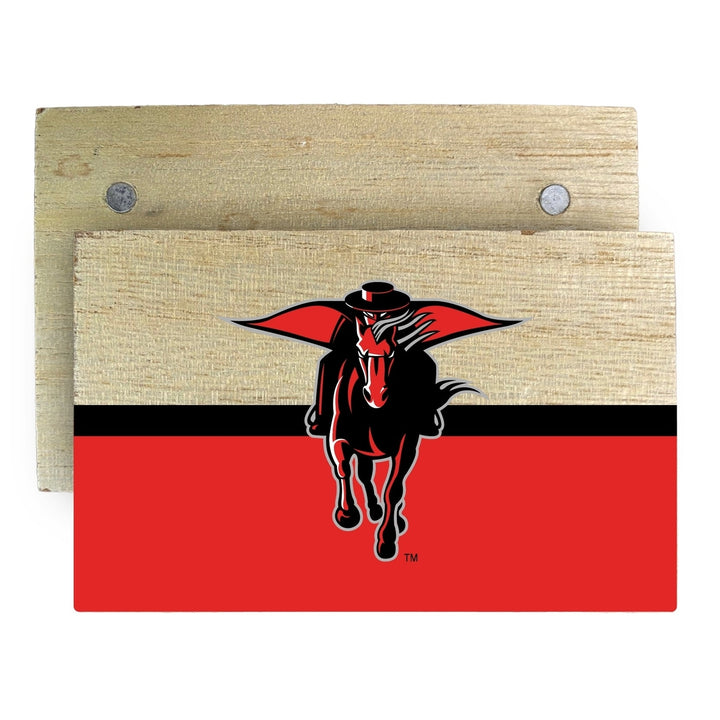 Texas Tech Red Raiders Wooden 2" x 3" Fridge Magnet Officially Licensed Collegiate Product Image 1