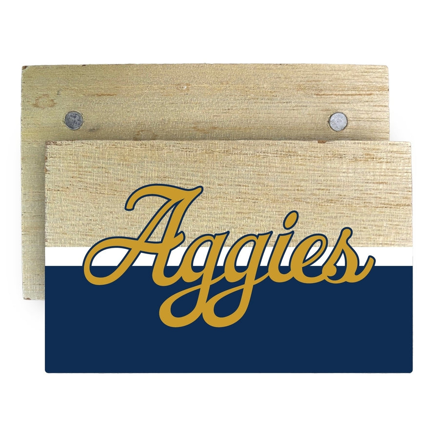 UC Davis Aggies Wooden 2" x 3" Fridge Magnet Officially Licensed Collegiate Product Image 1