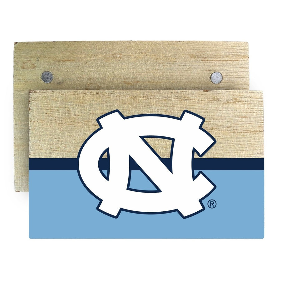 UNC Tar Heels Wooden 2" x 3" Fridge Magnet Officially Licensed Collegiate Product Image 1