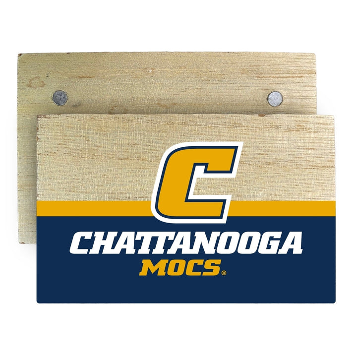 University of Tennessee at Chattanooga Wooden 2" x 3" Fridge Magnet Officially Licensed Collegiate Product Image 1