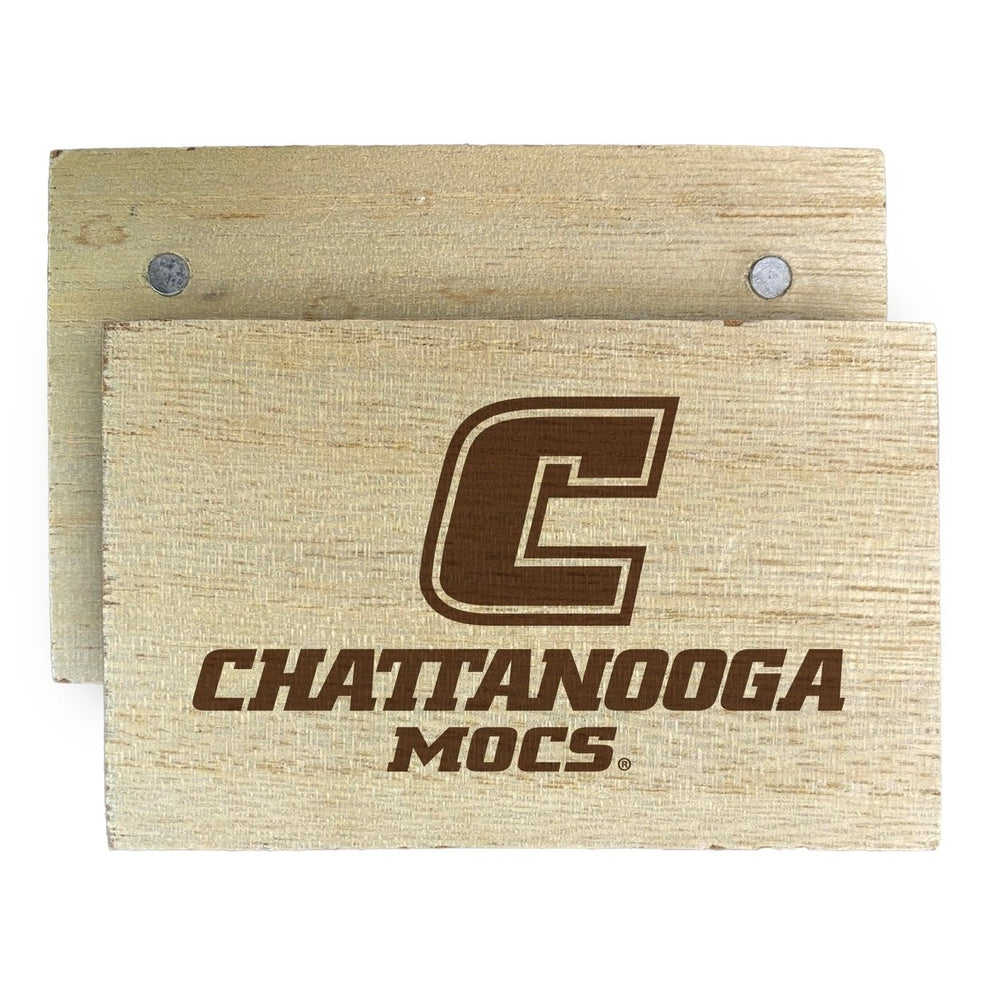 University of Tennessee at Chattanooga Wooden 2" x 3" Fridge Magnet Officially Licensed Collegiate Product Image 2