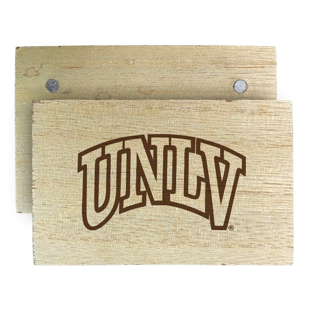 UNLV Rebels Wooden 2" x 3" Fridge Magnet Officially Licensed Collegiate Product Image 2