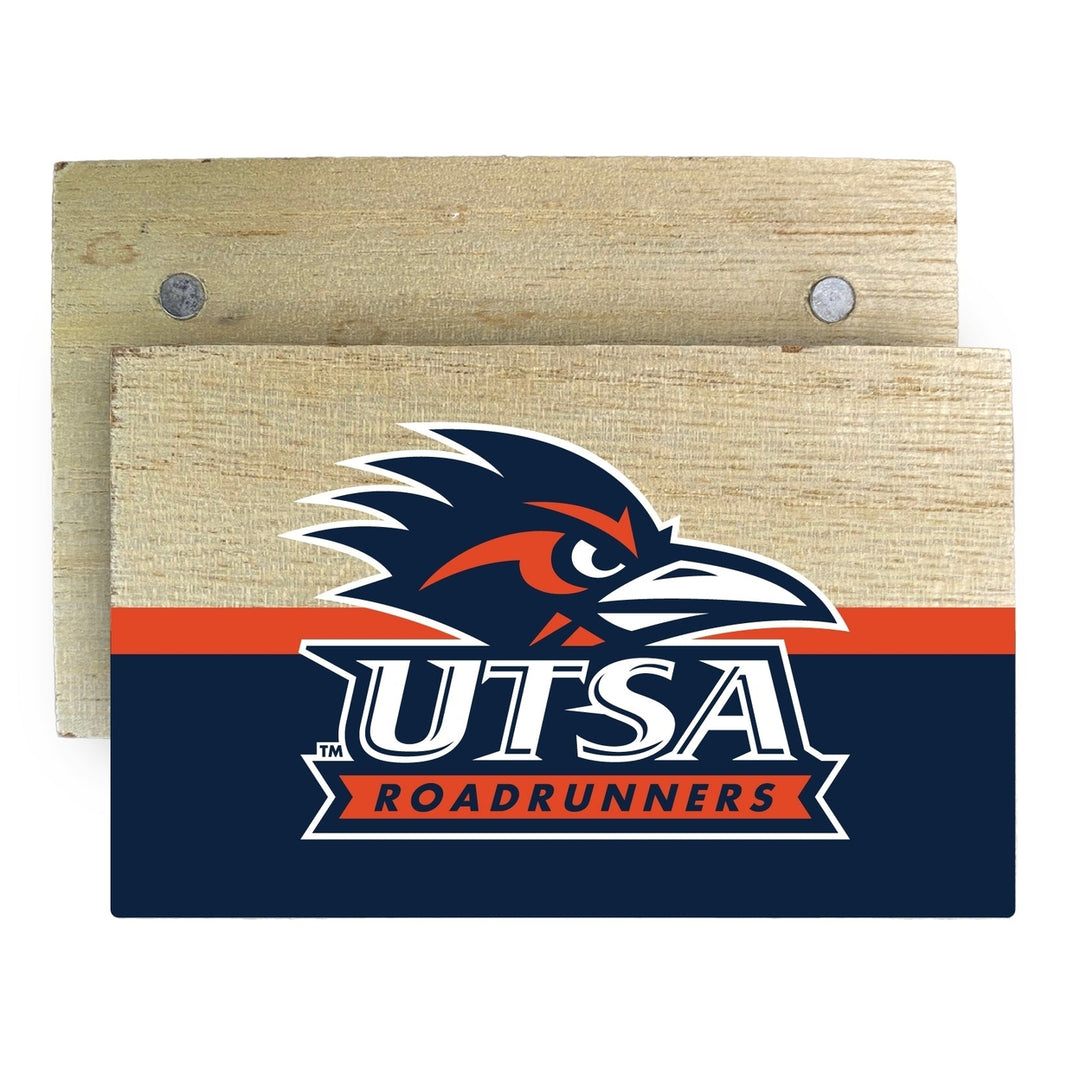 UTSA Road Runners Wooden 2" x 3" Fridge Magnet Officially Licensed Collegiate Product Image 1