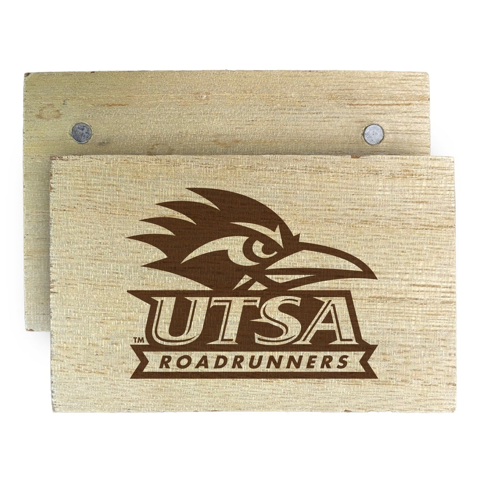 UTSA Road Runners Wooden 2" x 3" Fridge Magnet Officially Licensed Collegiate Product Image 2