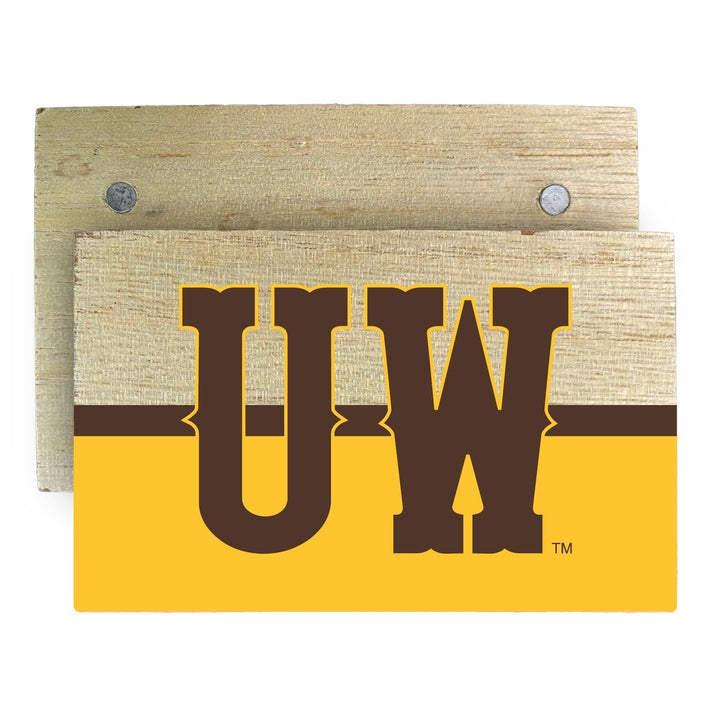 University of Wyoming Wooden 2" x 3" Fridge Magnet Officially Licensed Collegiate Product Image 1