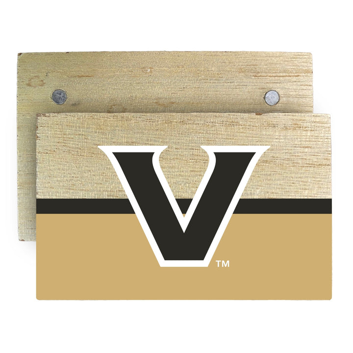 Vanderbilt University Wooden 2" x 3" Fridge Magnet Officially Licensed Collegiate Product Image 1