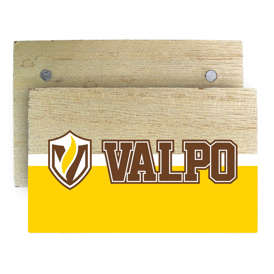 Valparaiso University Wooden 2" x 3" Fridge Magnet Officially Licensed Collegiate Product Image 1