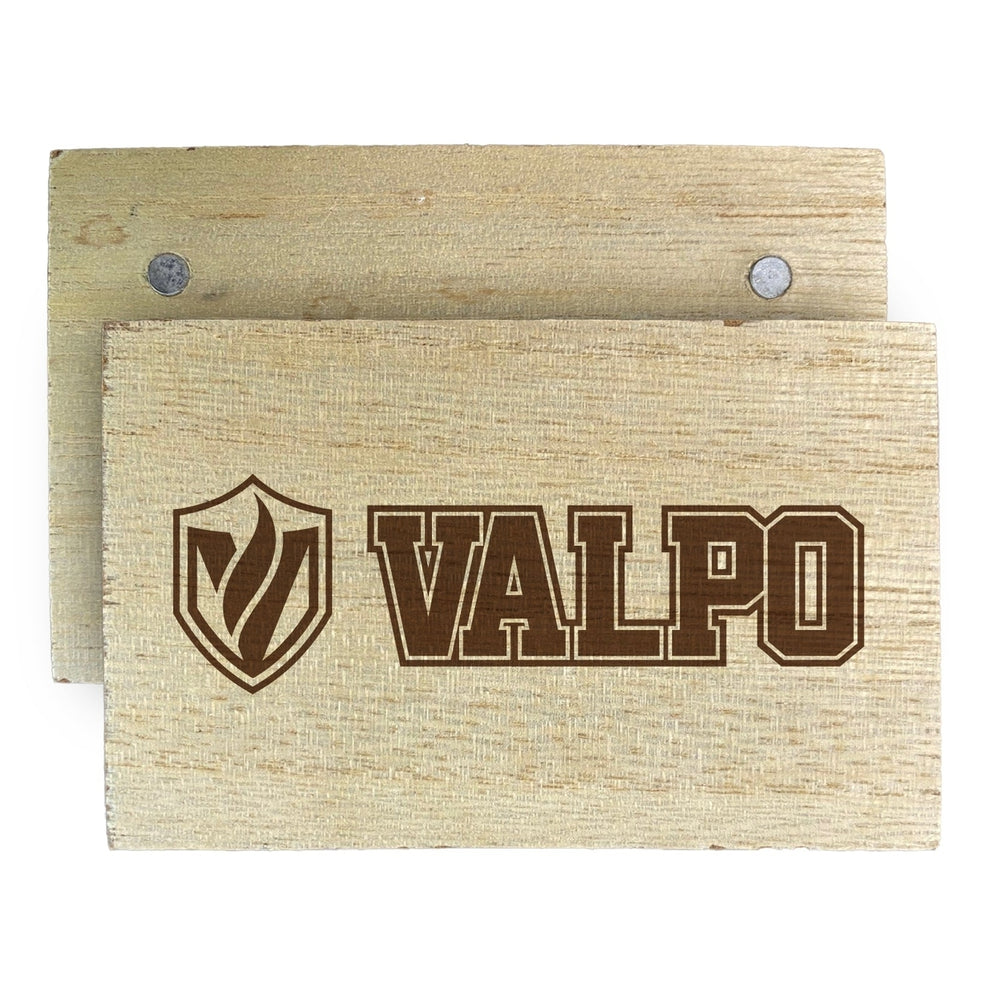 Valparaiso University Wooden 2" x 3" Fridge Magnet Officially Licensed Collegiate Product Image 2