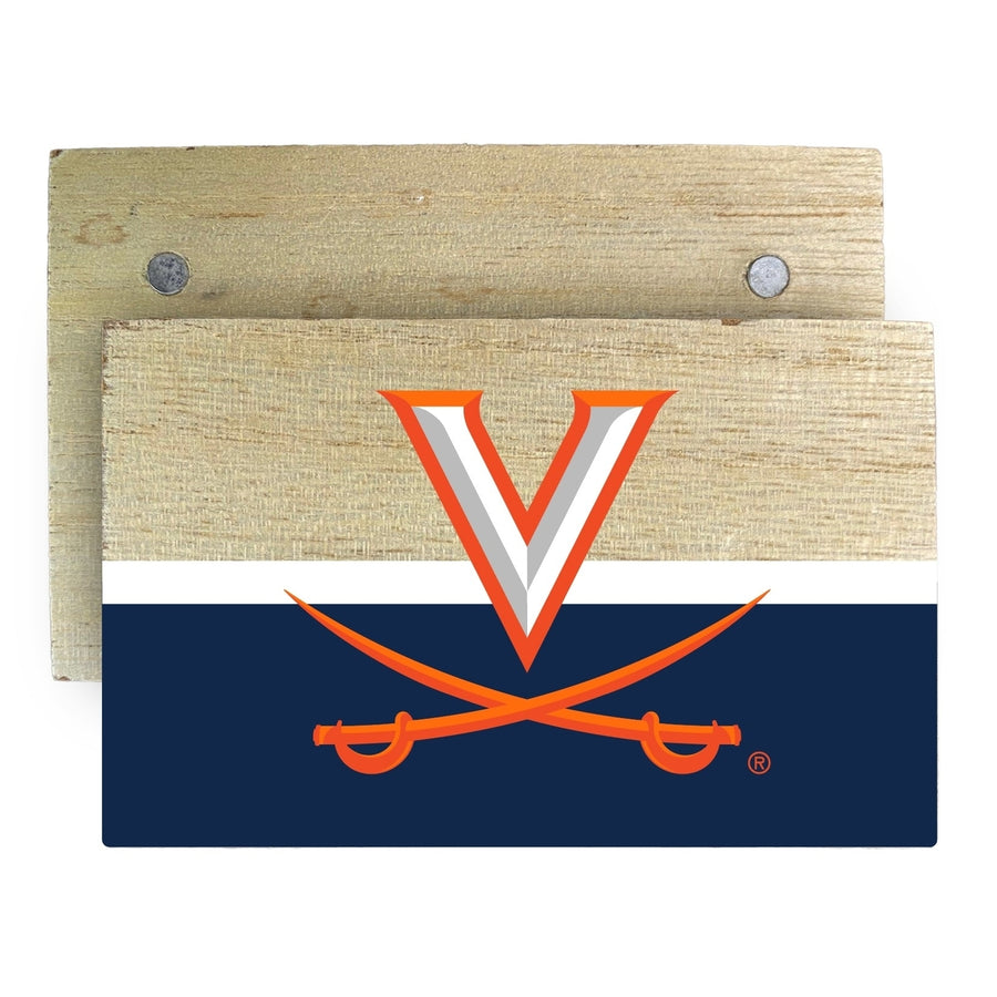 Virginia Cavaliers Wooden 2" x 3" Fridge Magnet Officially Licensed Collegiate Product Image 1