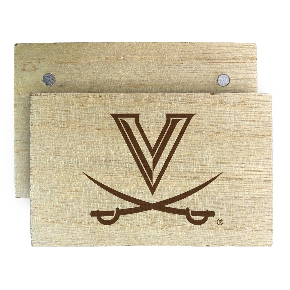 Virginia Cavaliers Wooden 2" x 3" Fridge Magnet Officially Licensed Collegiate Product Image 2