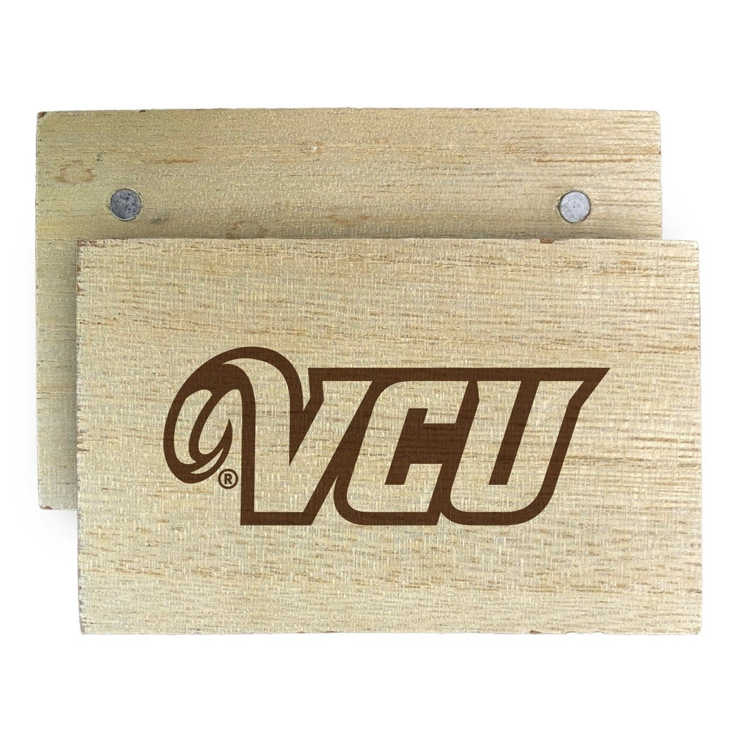 Virginia Commonwealth Wooden 2" x 3" Fridge Magnet Officially Licensed Collegiate Product Image 1