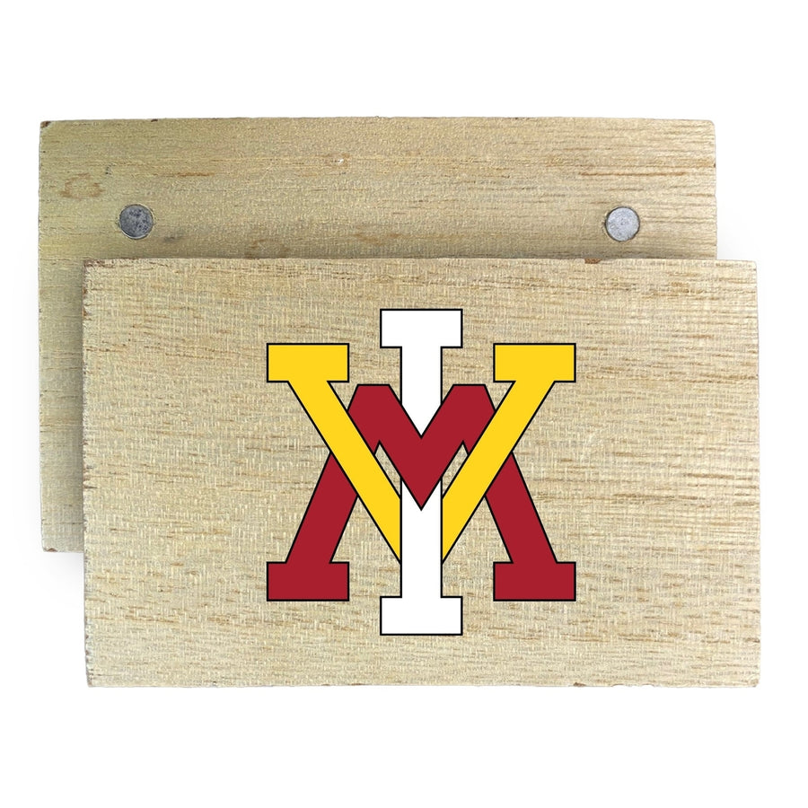 VMI Keydets Wooden 2" x 3" Fridge Magnet Officially Licensed Collegiate Product Image 1