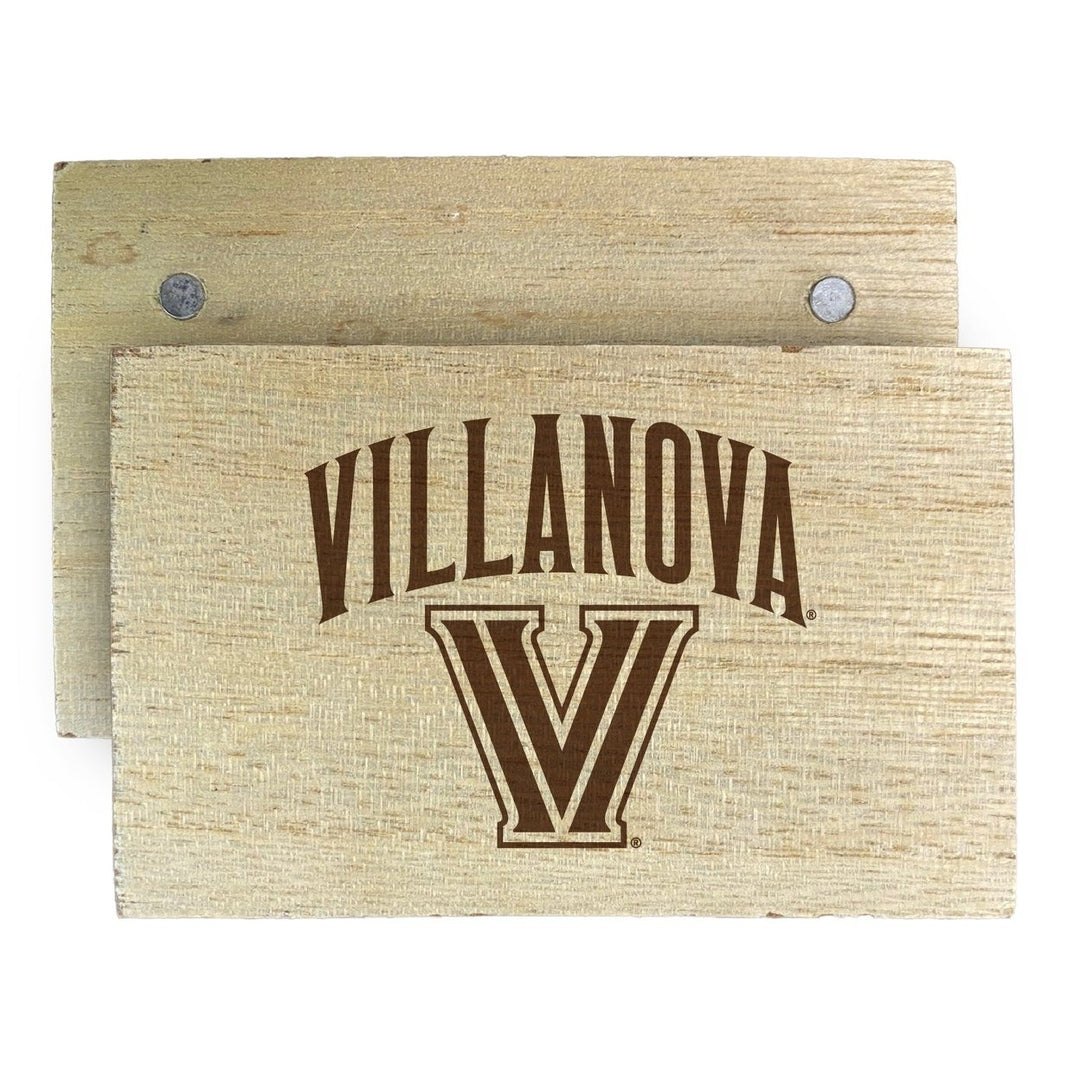 Villanova Wildcats Wooden 2" x 3" Fridge Magnet Officially Licensed Collegiate Product Image 1