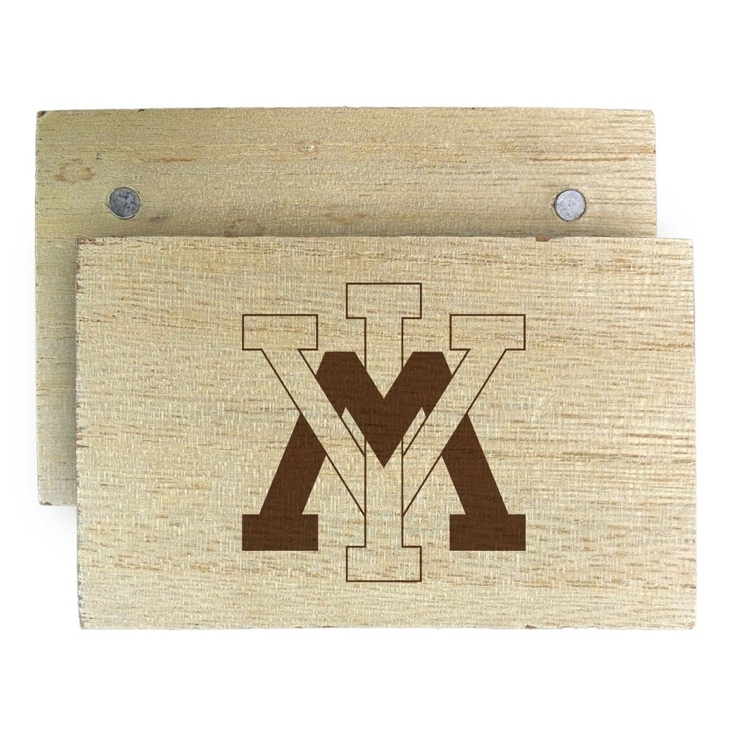 VMI Keydets Wooden 2" x 3" Fridge Magnet Officially Licensed Collegiate Product Image 2