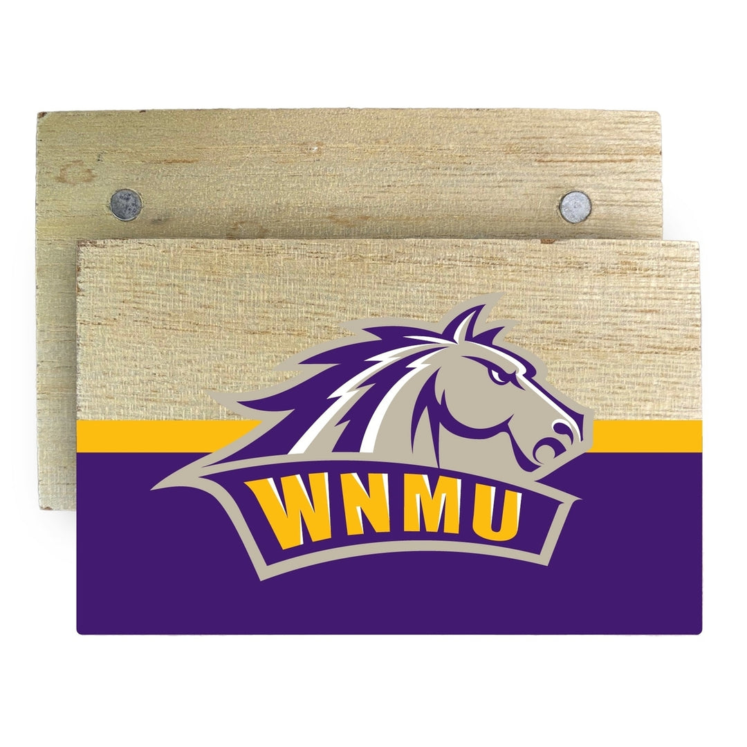 Western Mexico University Wooden 2" x 3" Fridge Magnet Officially Licensed Collegiate Product Image 1