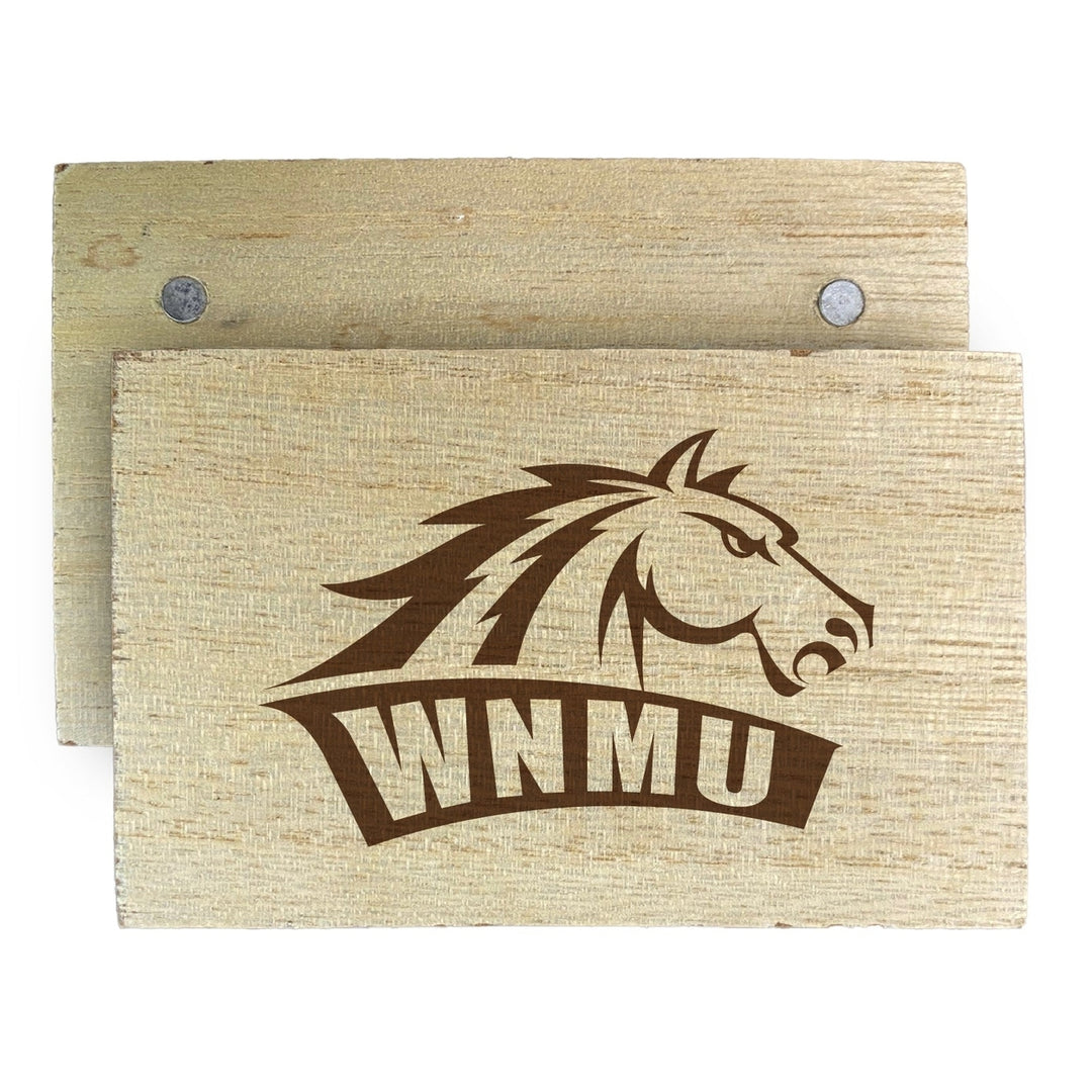 Western Mexico University Wooden 2" x 3" Fridge Magnet Officially Licensed Collegiate Product Image 2