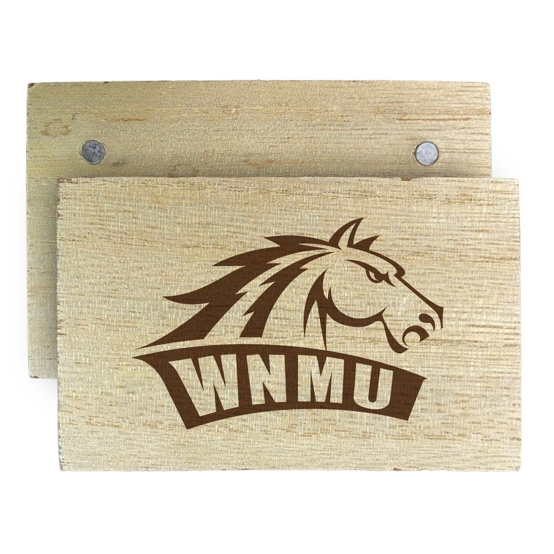 Western Mexico University Wooden 2" x 3" Fridge Magnet Officially Licensed Collegiate Product Image 1