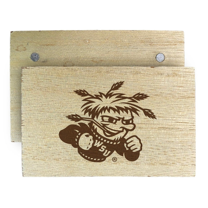 Wichita State Shockers Wooden 2" x 3" Fridge Magnet Officially Licensed Collegiate Product Image 1