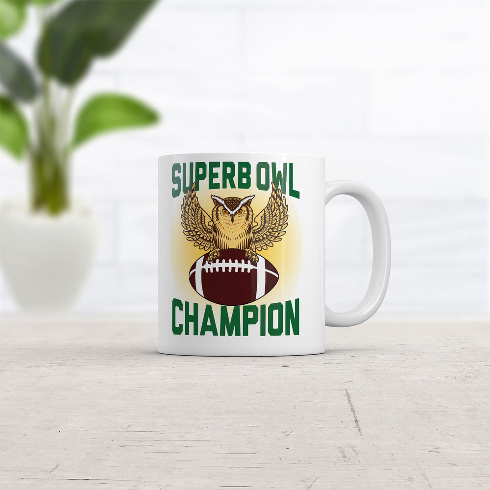 Superb Owl Champion Mug Funny Sarcastic Football Graphic Coffee Cup-11oz Image 2