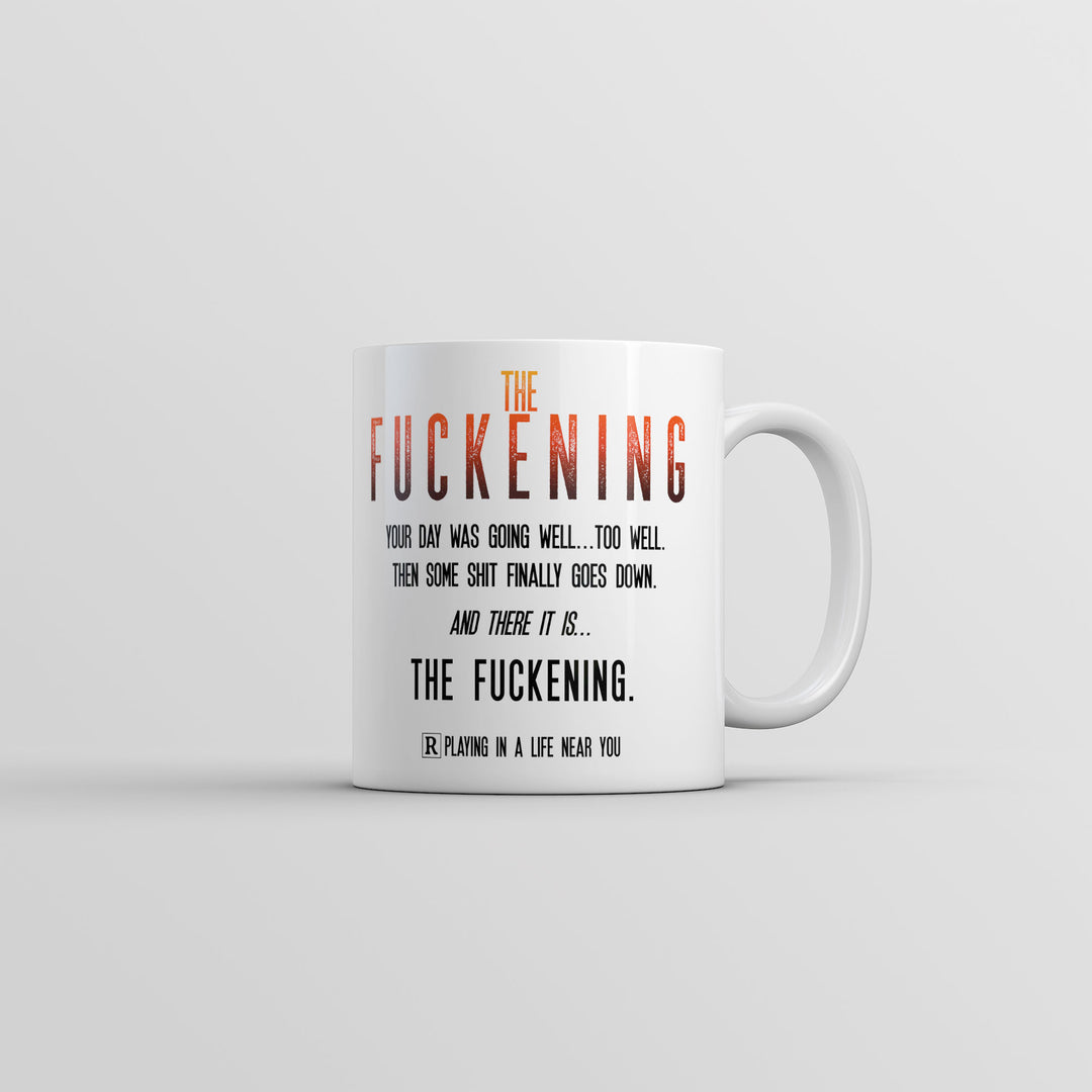 The Fuckening Mug Funny Horror Movie Graphic Coffee Cup-11oz Image 1