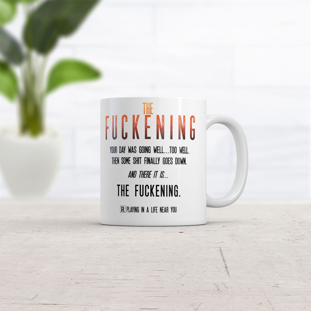 The Fuckening Mug Funny Horror Movie Graphic Coffee Cup-11oz Image 2