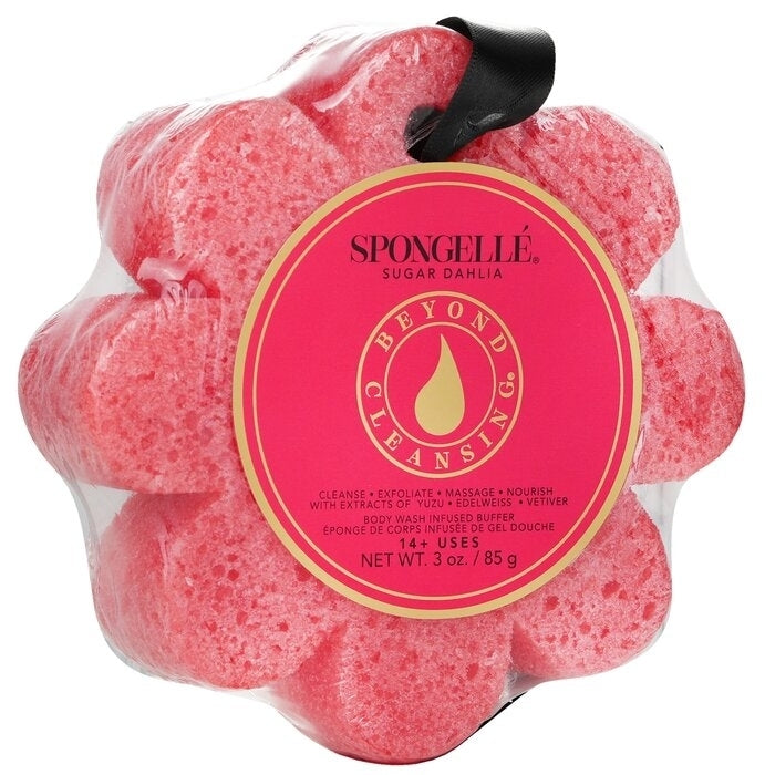 Spongelle - Wild Flower Soap Sponge - Sugar Dahlia (Red)(1pc/85g) Image 1